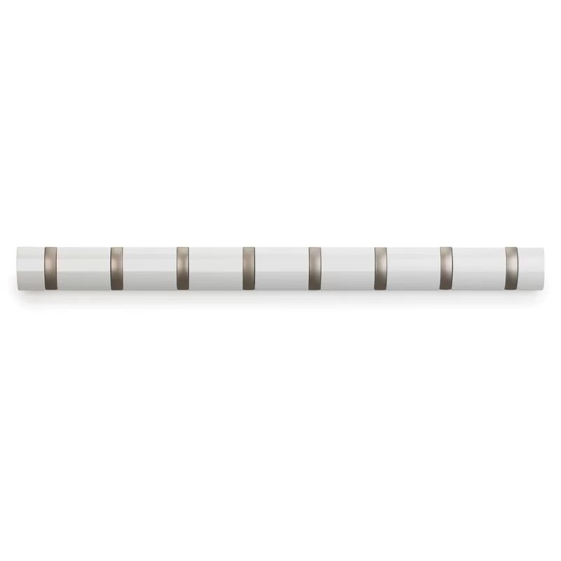 Wall Hook: 8 Hook Wall Mounted Coat Rack