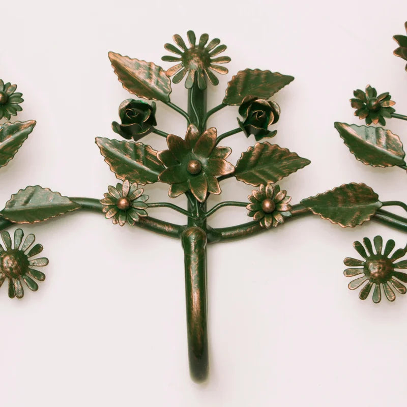 Wall Hook: Green Iron Wall Hook