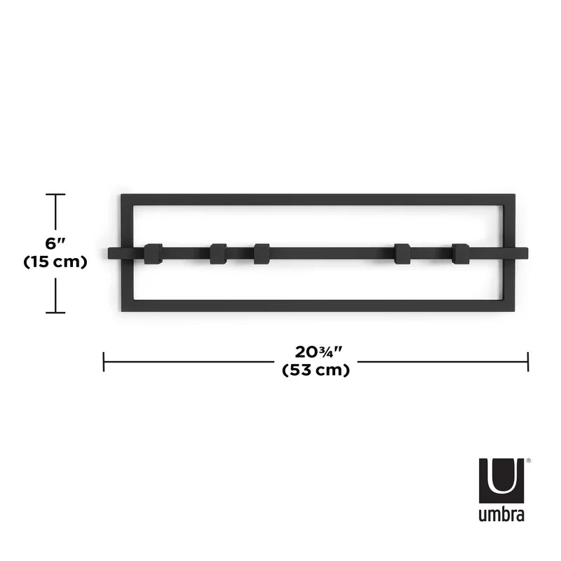 Wall Hook: Steel 5 Wall Hook