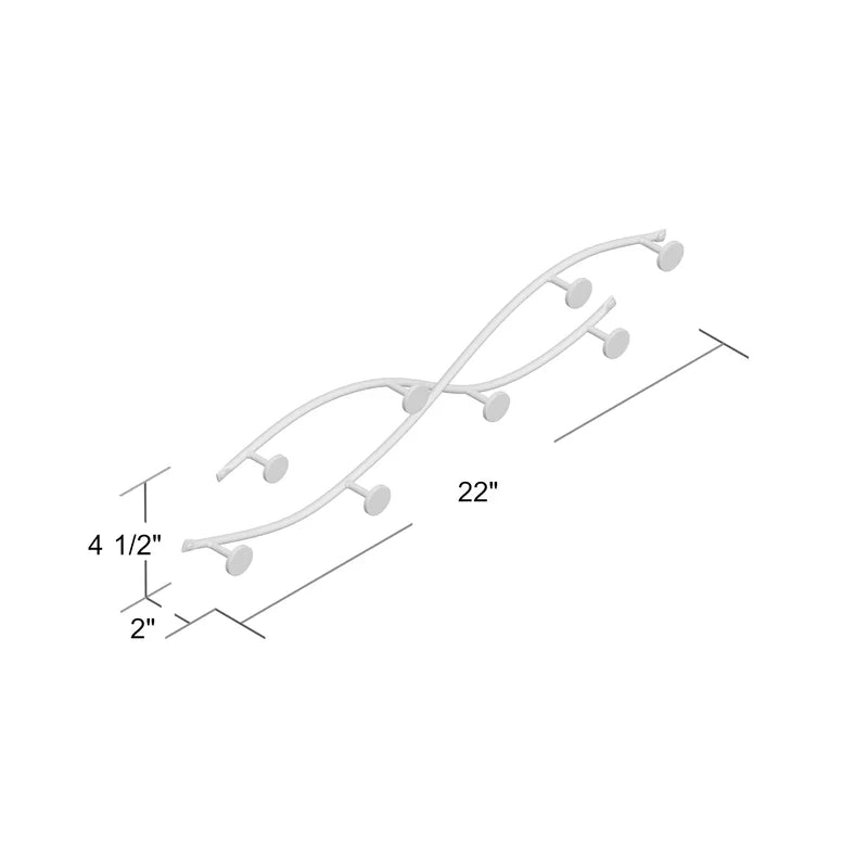 Wall Hook: Wall Mounted Metal Rack
