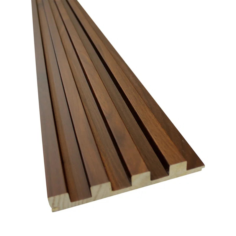 TV Panel: 94.5" L x 5.75" W Shiplap 3D Wood Wall Paneling Set