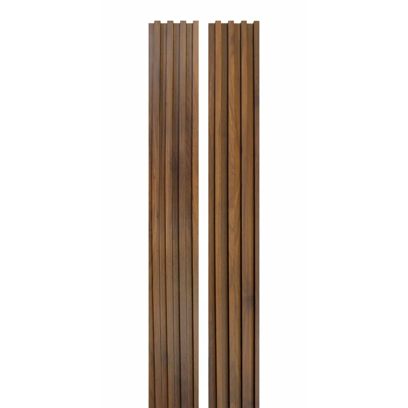 TV Panel: 94.5" L x 5.75" W Shiplap 3D Wood Wall Paneling Set
