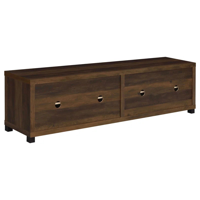 tv panel: 85" TV Stand with Cabinets, Shelves, and Modern Style