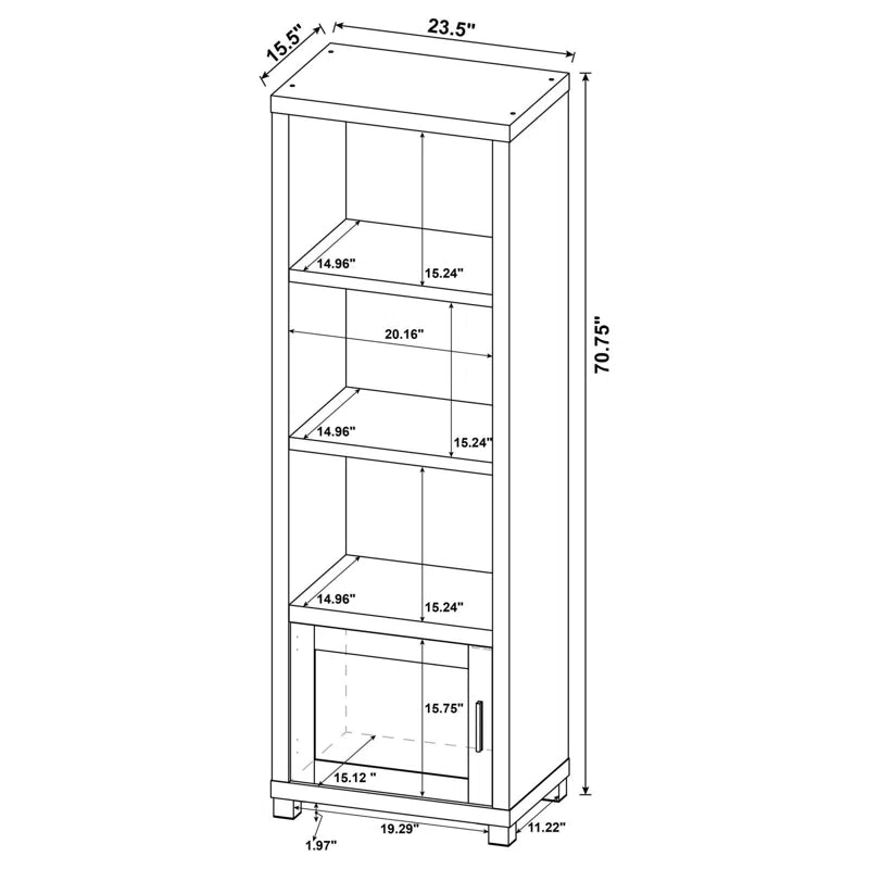 tv panel: 85" TV Stand with Cabinets, Shelves, and Modern Style