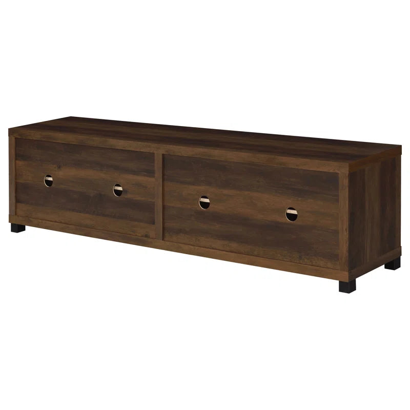 tv panel: 85" TV Stand with Cabinets, Shelves, and Modern Style