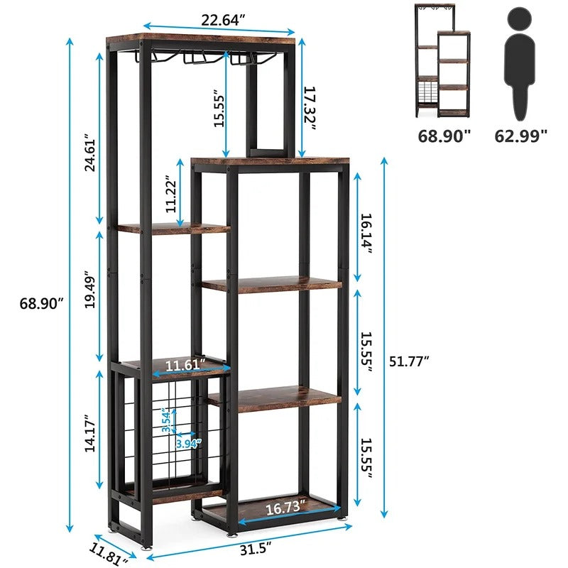 Display Rack: 12 Wine Bottle Rack