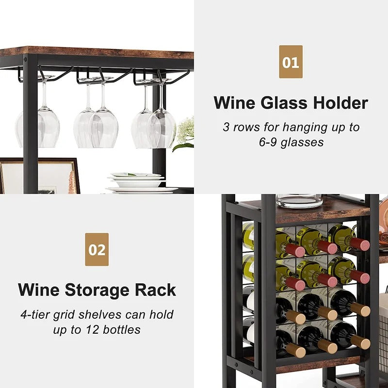 Display Rack: 12 Wine Bottle Rack