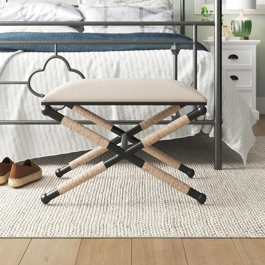 Seating Stool: 17.25'' Tall Metal Accent Stool