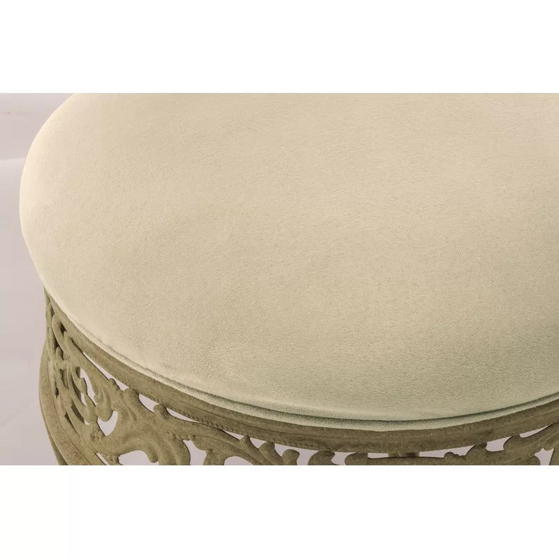 Seating Stool: 17.75'' Tall Metal Vanity Stool