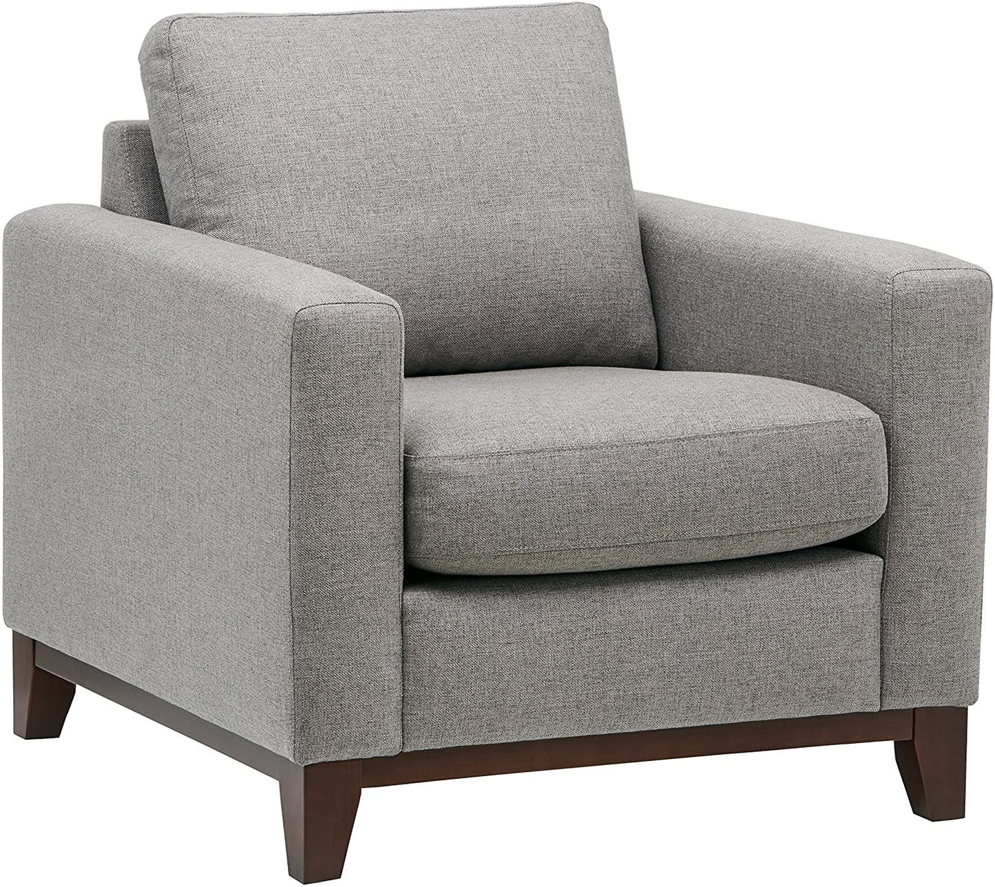 Sofa Chair : Grey Weave Living Room Arm Chair