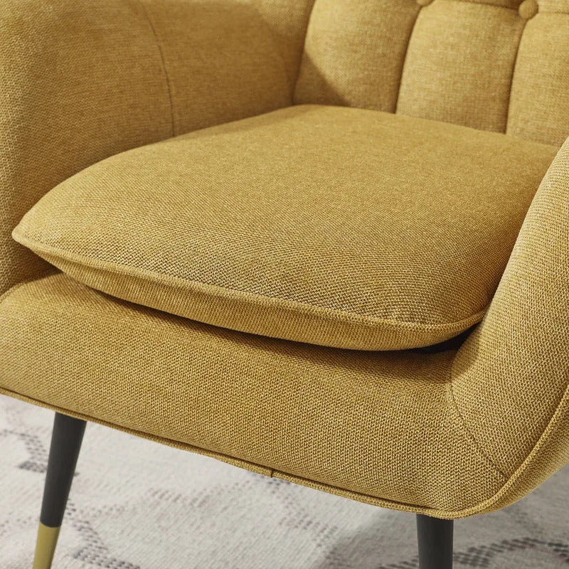 1 Seater Sofa Set : 30.31'' Wide Tufted Armchair