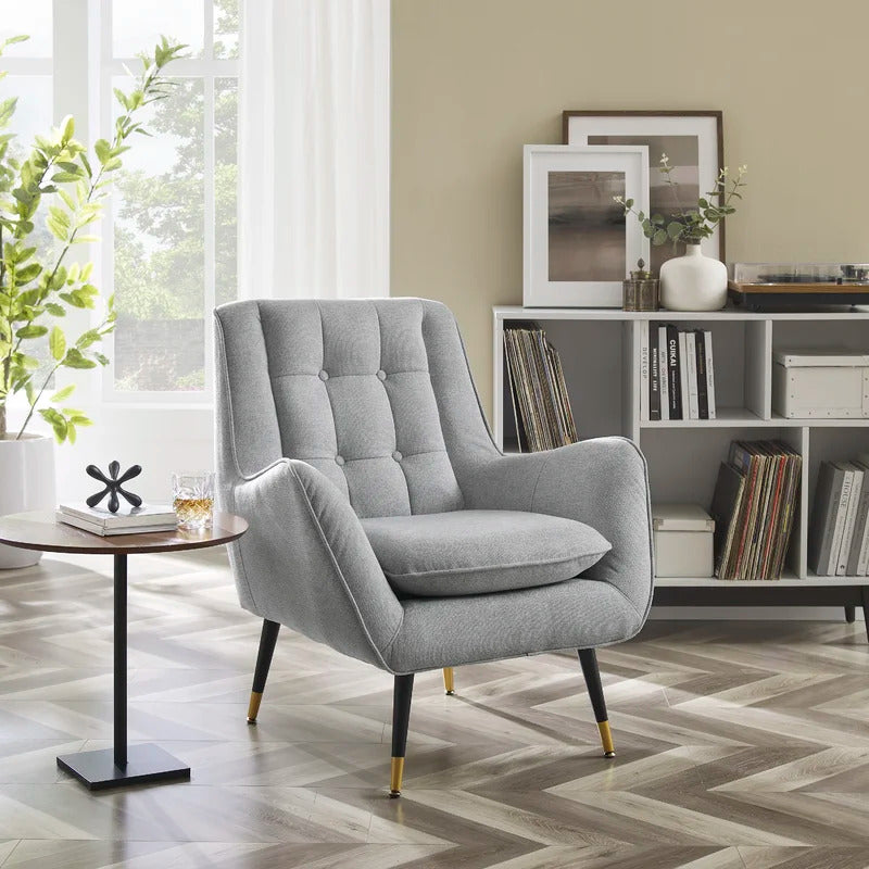 1 Seater Sofa Set : 30.31'' Wide Tufted Armchair