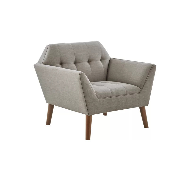 1 Seater Sofa Set 38'' Wide Tufted Armchair