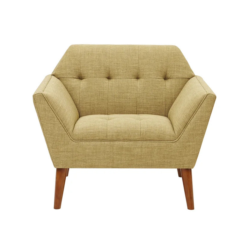 1 Seater Sofa Set 38'' Wide Tufted Armchair