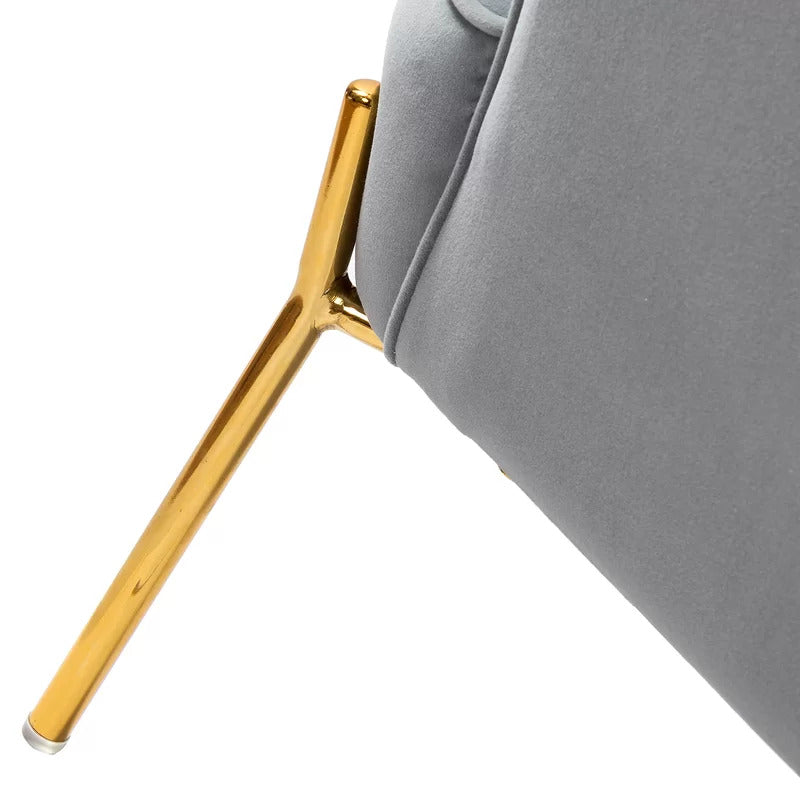 1 Seater Sofa Set : BEN 26'' Wide Velvet Armchair