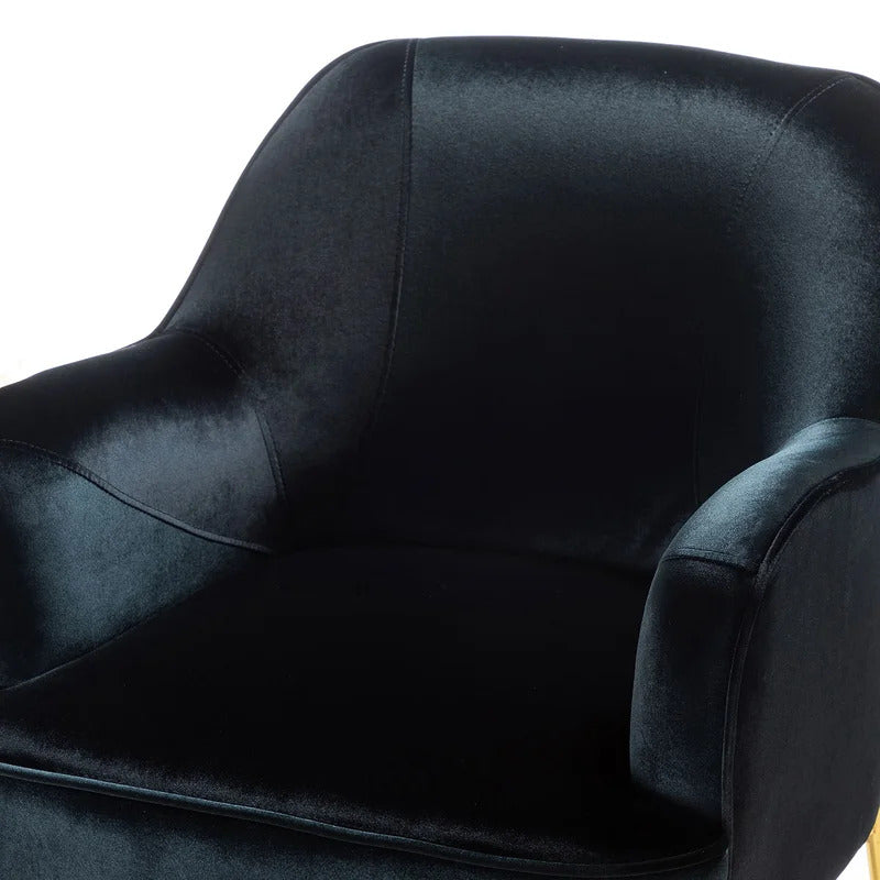 1 Seater Sofa Set : BEN 26'' Wide Velvet Armchair