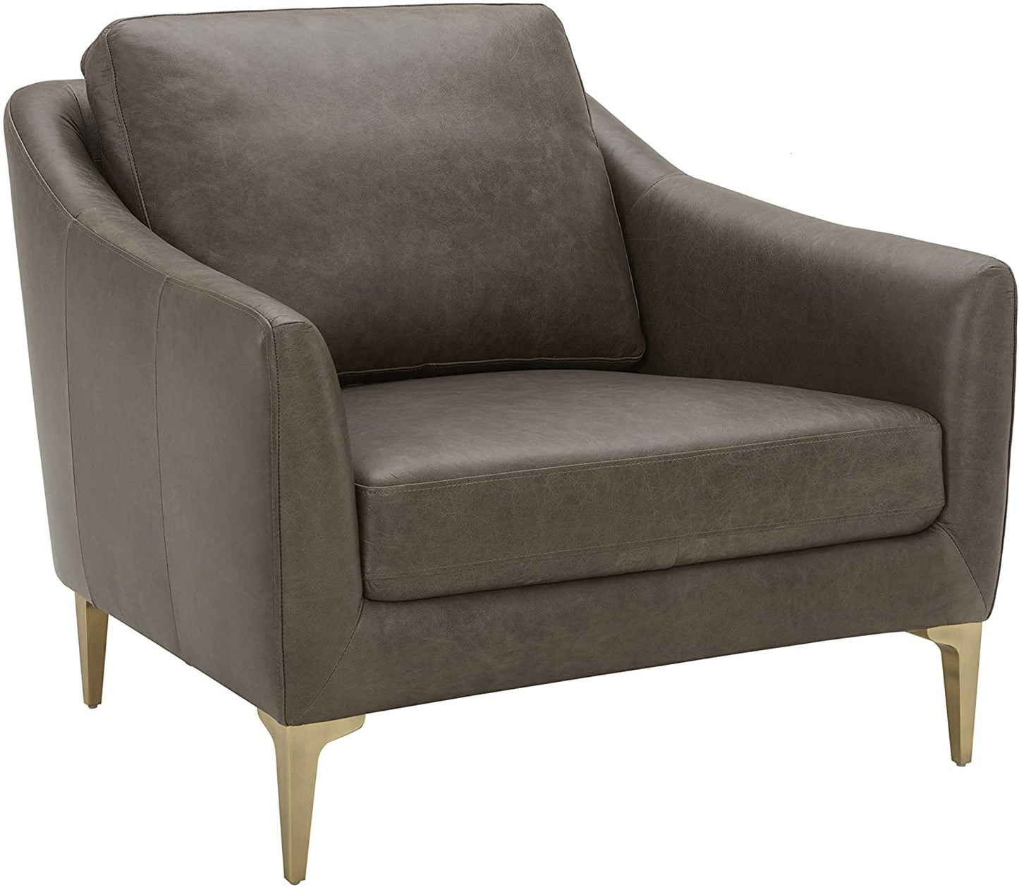 Sofa Chair: Blue, Cognac Leatherette, Grey Leatherette, Light Grey