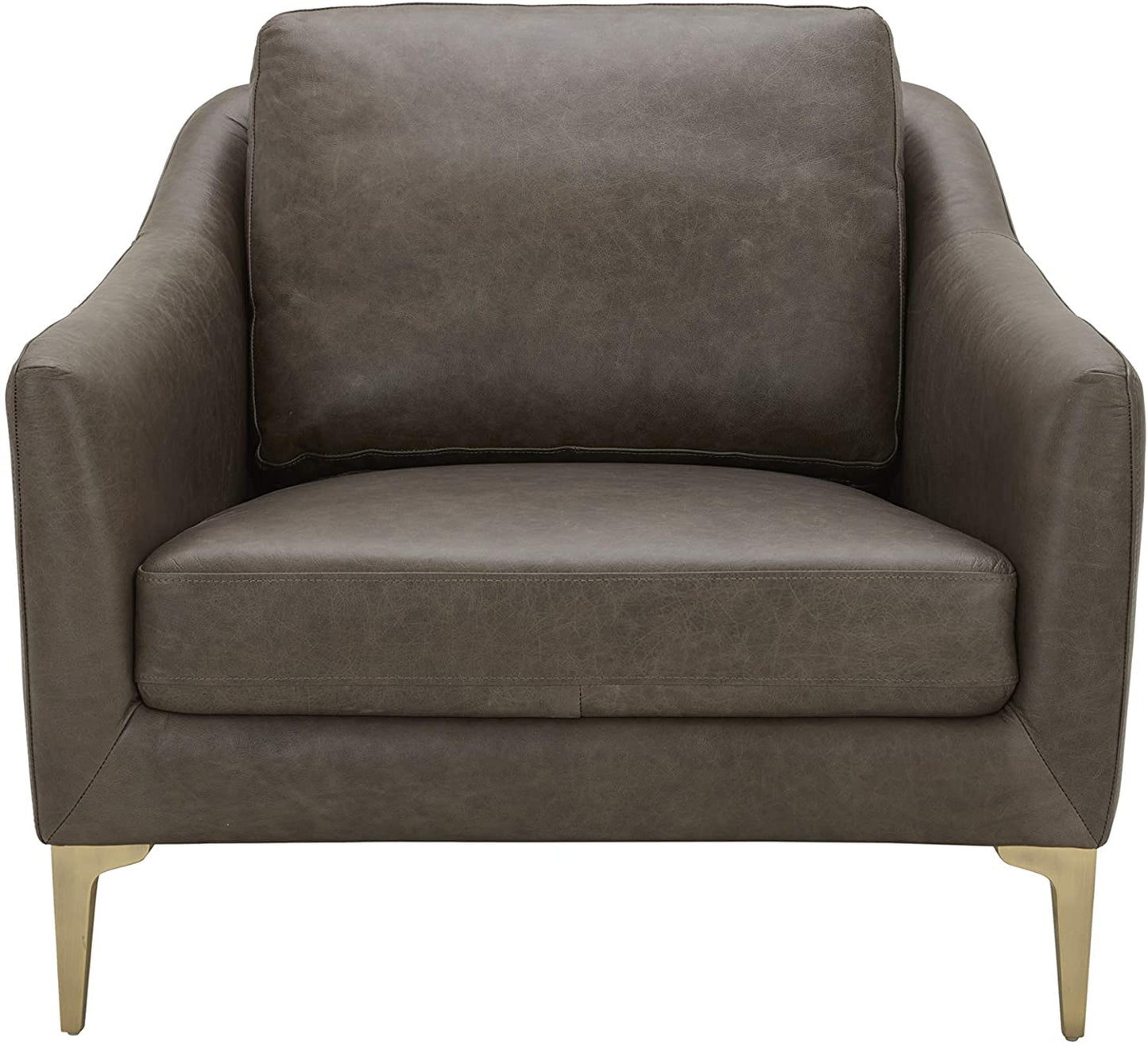 Sofa Chair: Blue, Cognac Leatherette, Grey Leatherette, Light Grey