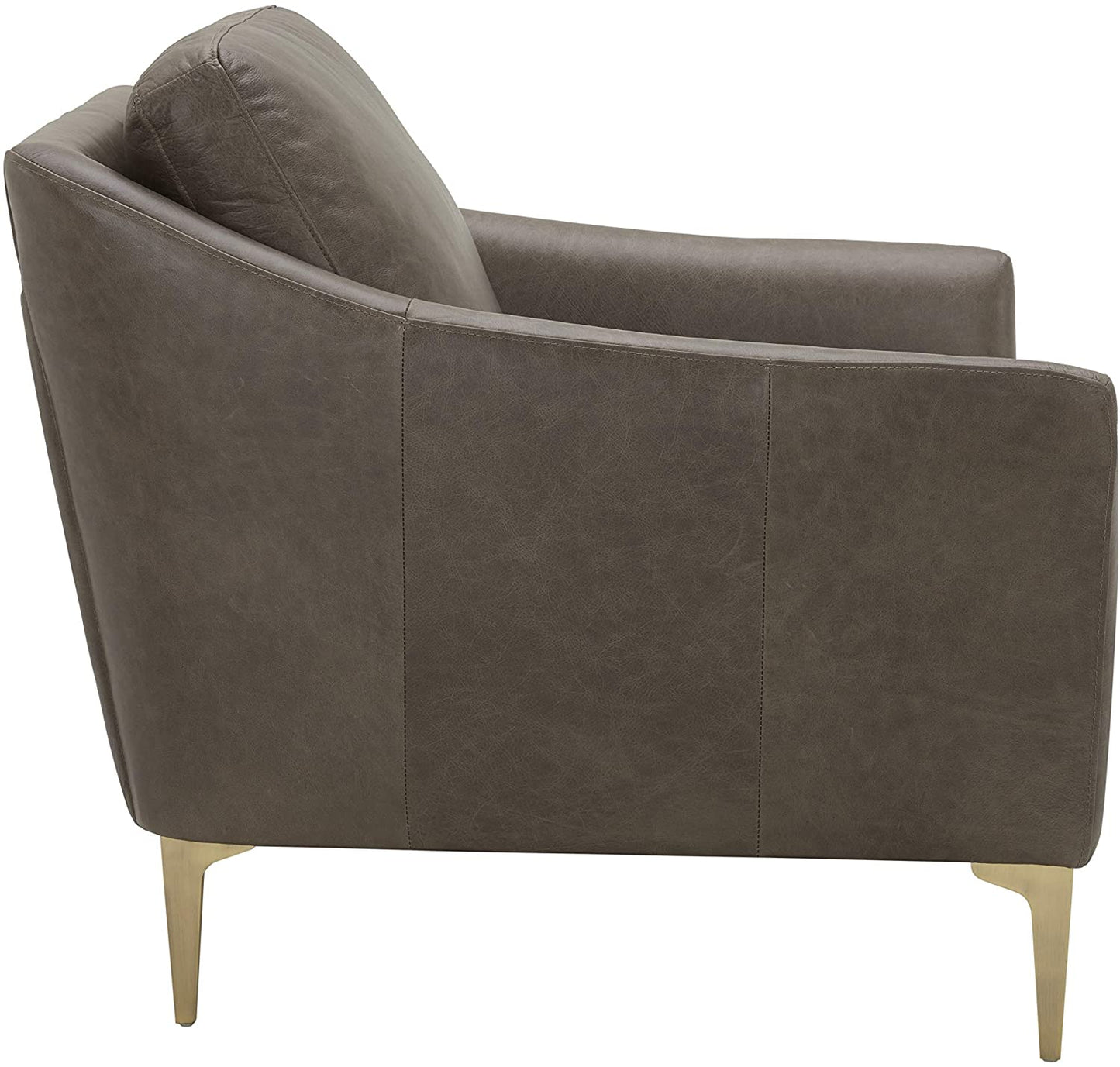 Sofa Chair: Blue, Cognac Leatherette, Grey Leatherette, Light Grey