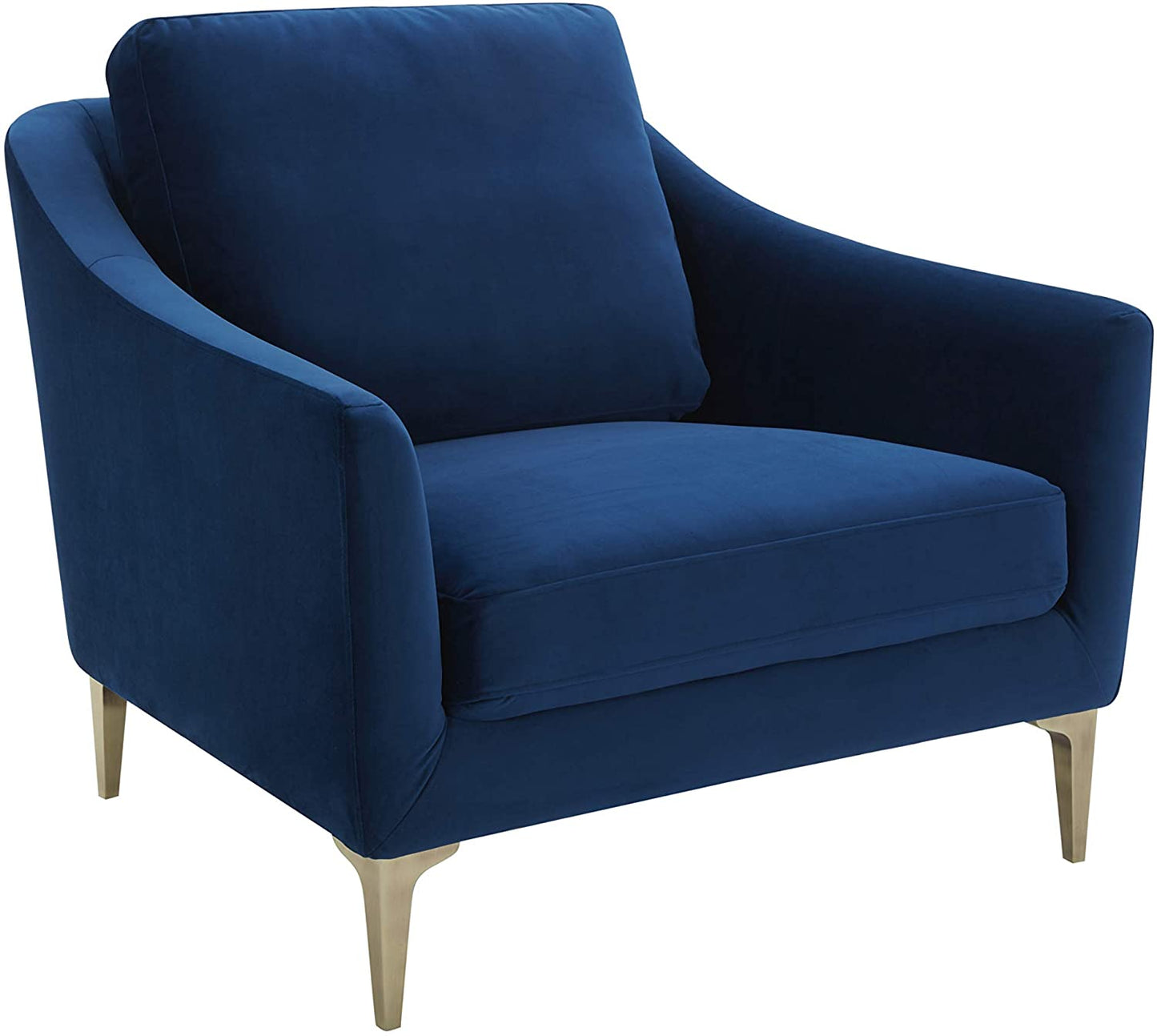 Sofa Chair: Blue, Cognac Leatherette, Grey Leatherette, Light Grey