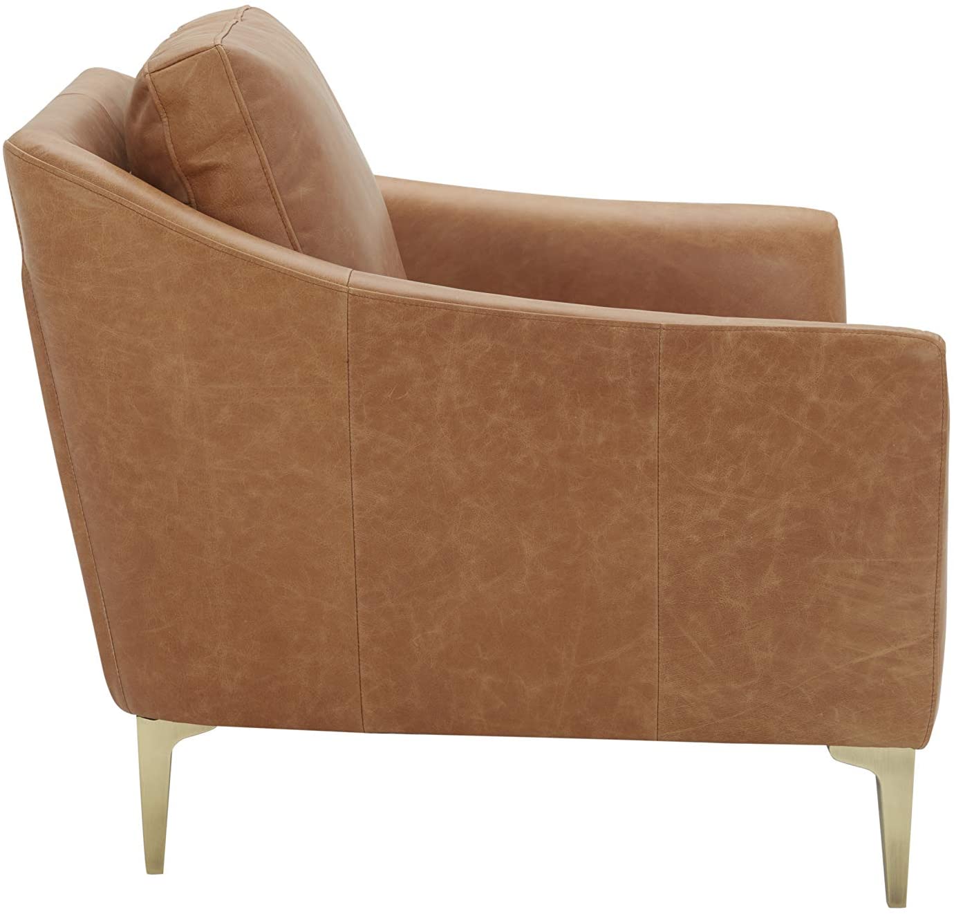 Sofa Chair: Blue, Cognac Leatherette, Grey Leatherette, Light Grey