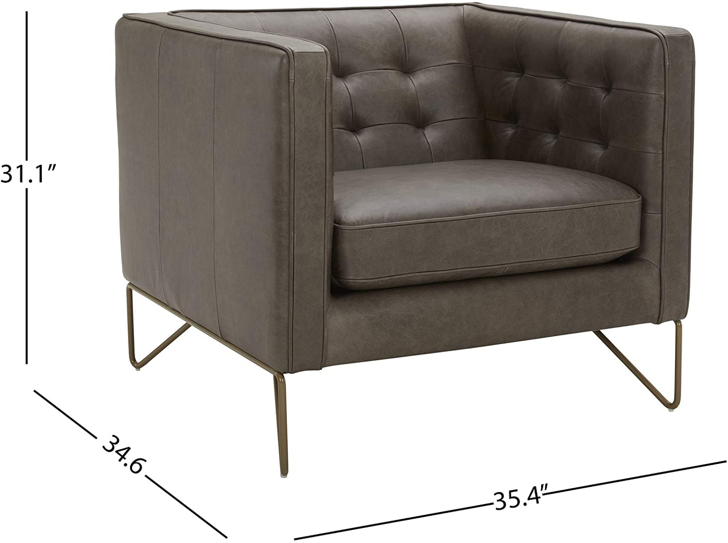 Sofa Chair: Cognac Leatherette, Emerald, Grey Leatherette, Teal Sofa Set