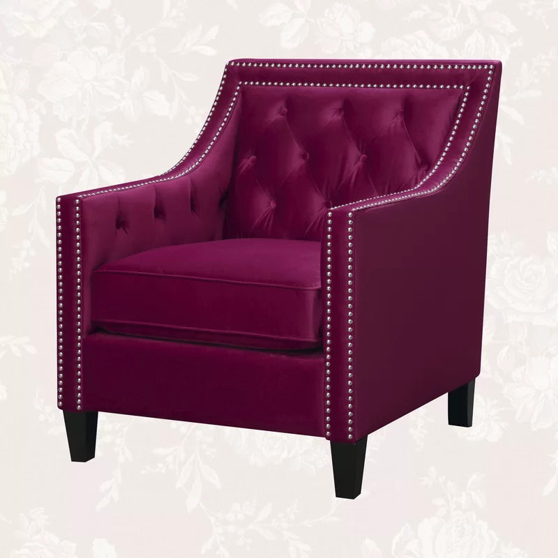 1 Seater Sofa Set : RIYA 29'' Wide Tufted Armchair