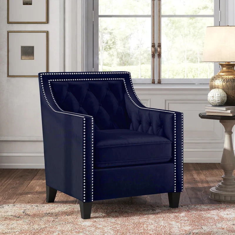 1 Seater Sofa Set : RIYA 29'' Wide Tufted Armchair