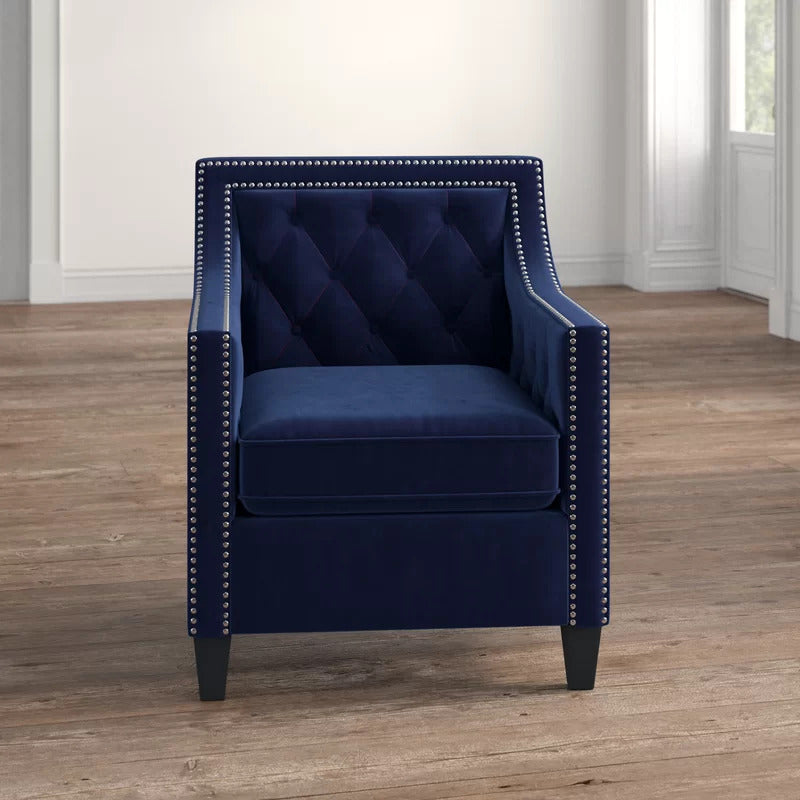 1 Seater Sofa Set : RIYA 29'' Wide Tufted Armchair