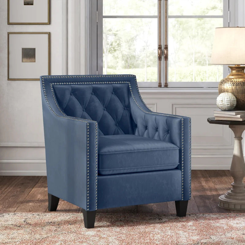 1 Seater Sofa Set : RIYA 29'' Wide Tufted Armchair