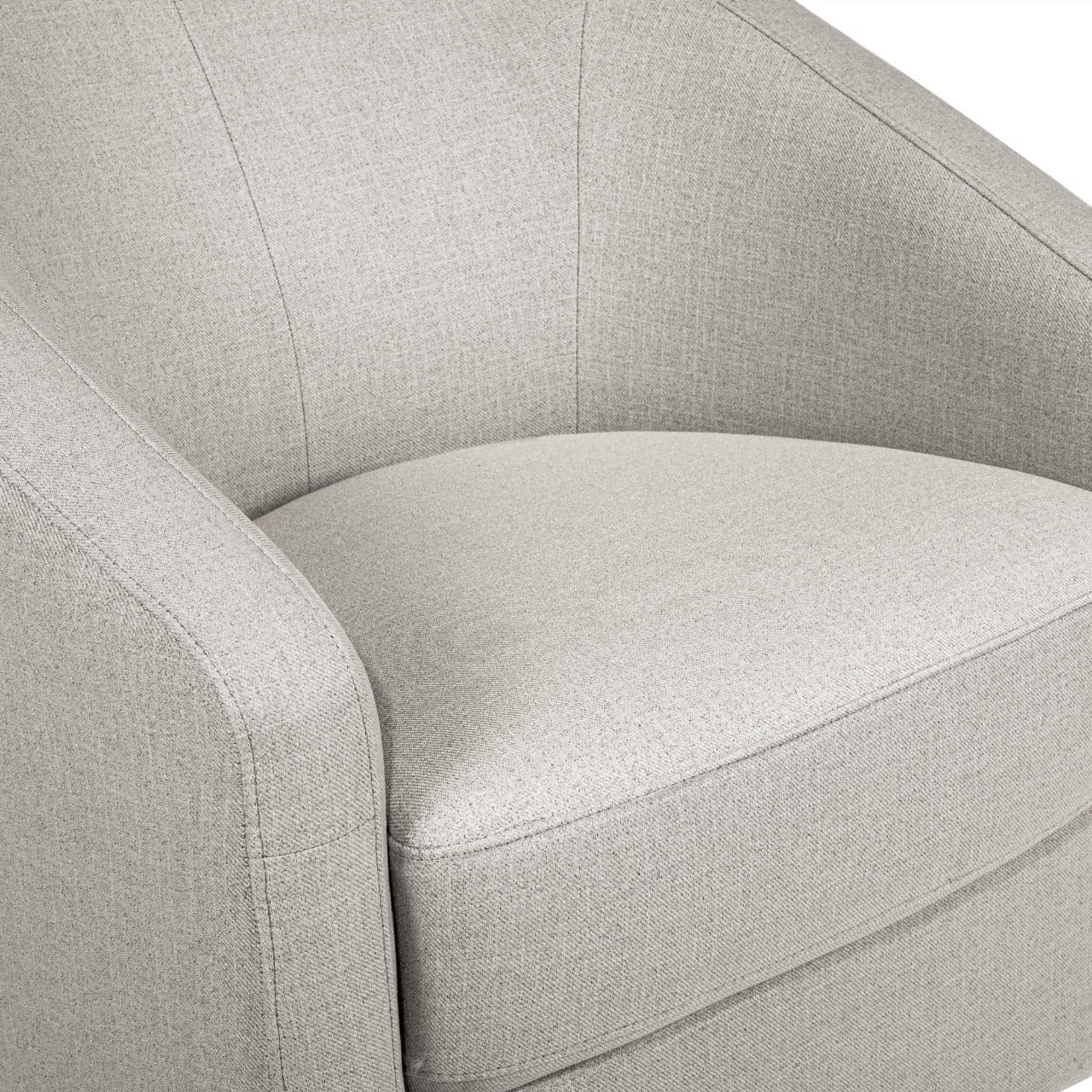 Sofa Chair : White Rounded Back Sofa Set