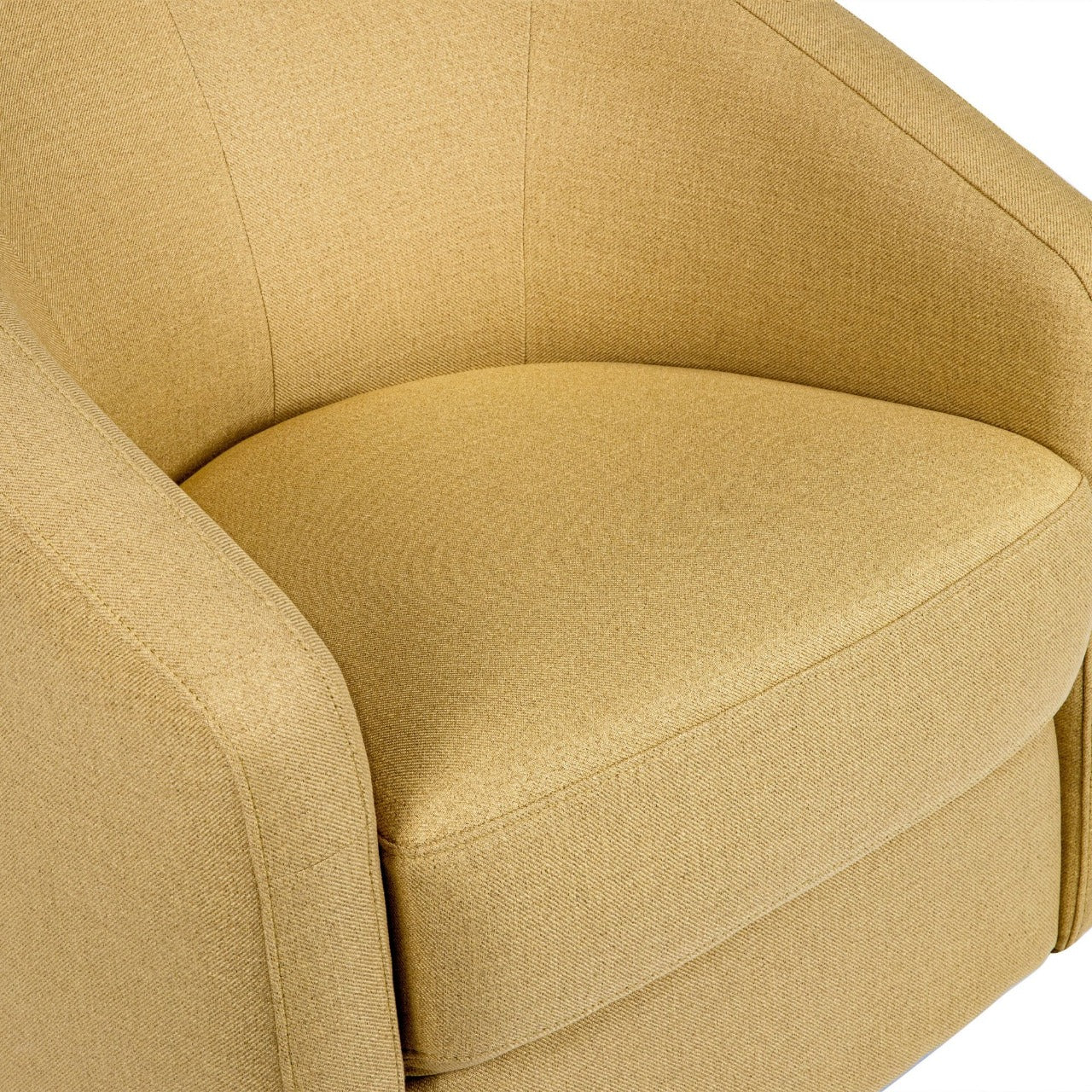 Sofa Chair : White Rounded Back Sofa Set