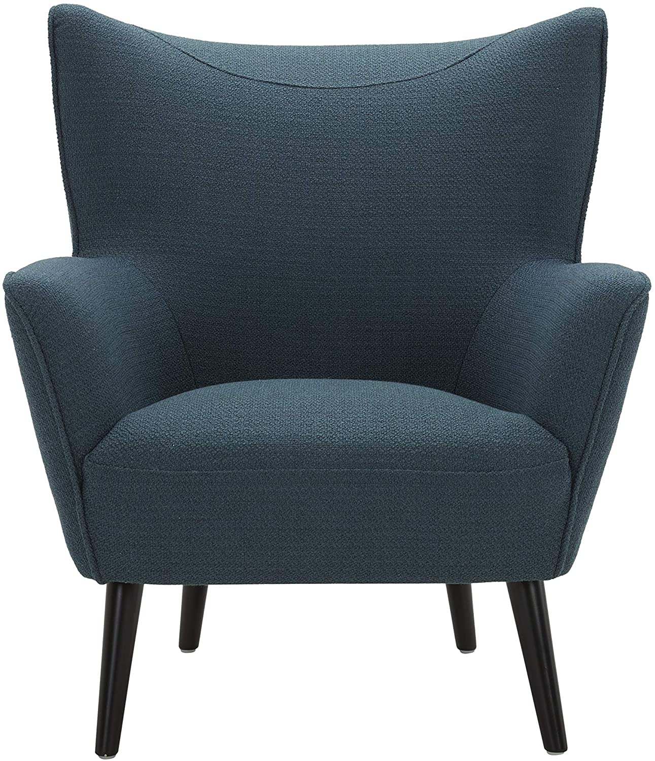 Sofa Chair : Teal Armchair with Tapered Legs