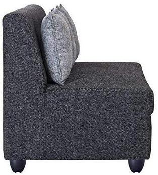 2 Seater Sofa :- Delta Fabric Sofa Set ( Dark Grey)