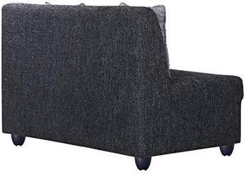 2 Seater Sofa :- Delta Fabric Sofa Set ( Dark Grey)