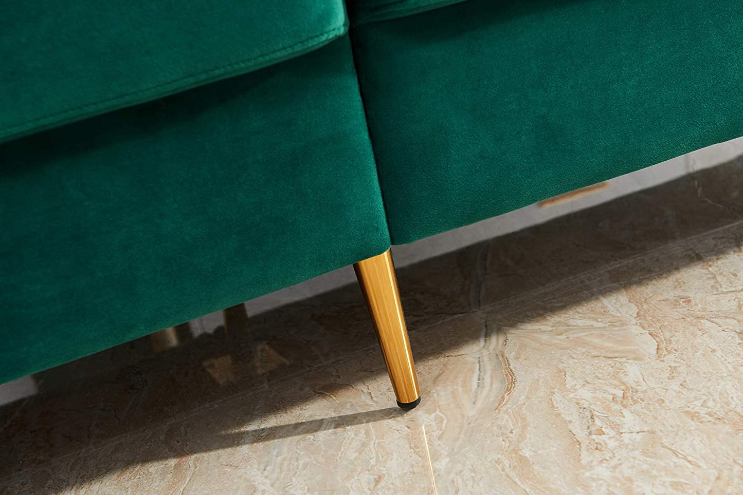 2 Seater Sofa : Velvet Fabric Sofa