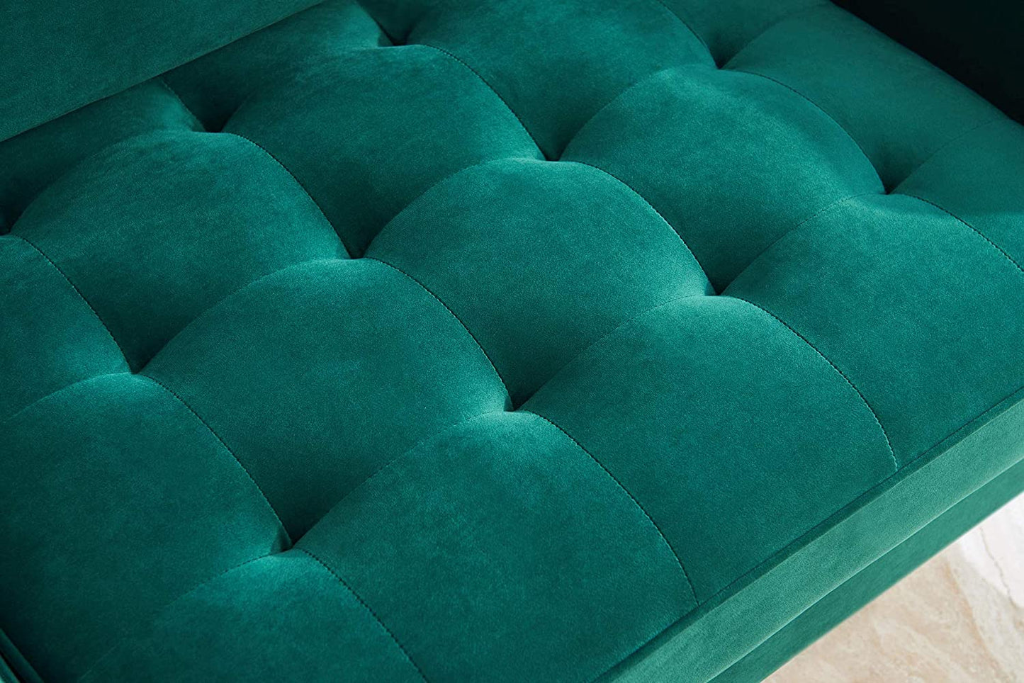 2 Seater Sofa : Velvet Fabric Sofa