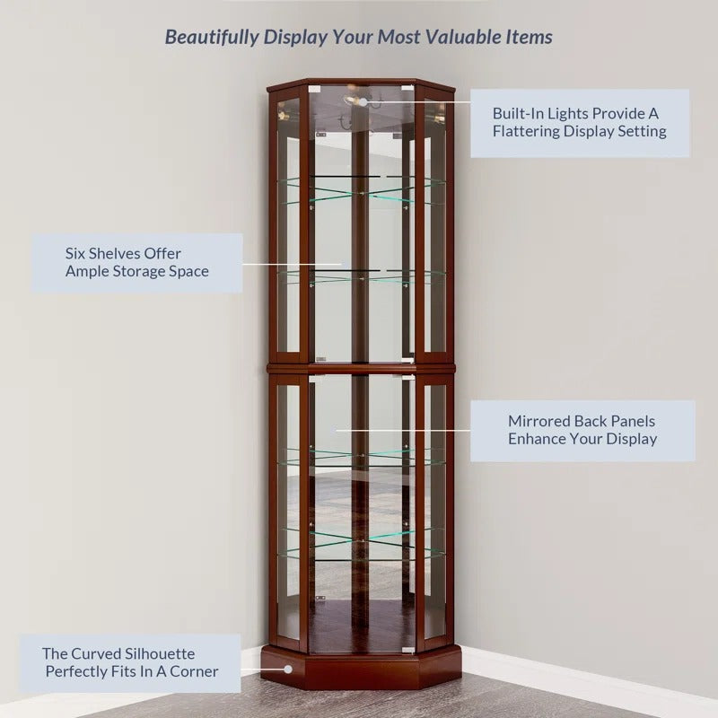 Display Unit: 26'' Wide Mirrored Cabinet