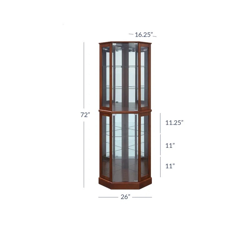 Display Unit: 26'' Wide Mirrored Cabinet