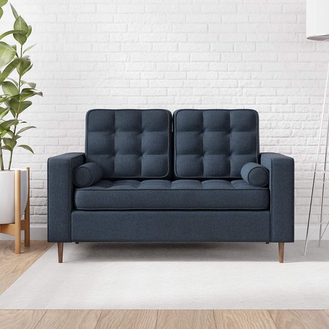 2 Seater Sofa : Faux Leatherette Sofa Set, Multicolour Options