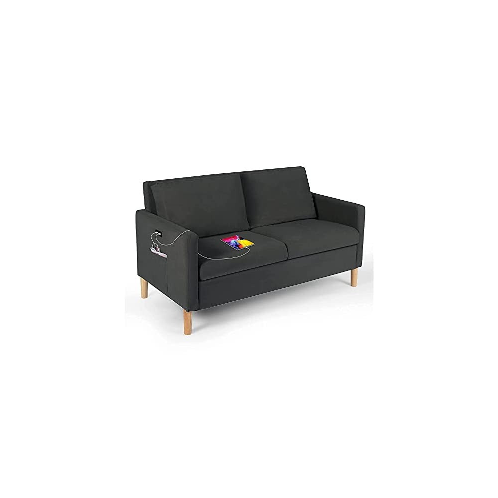 2 Seater Sofa : Fabric Love Seats Sofa