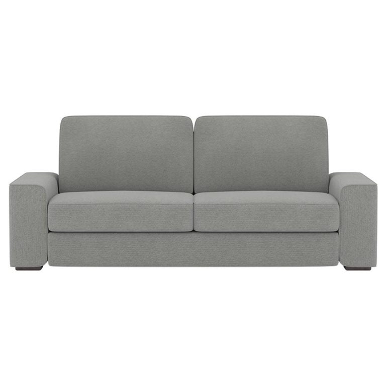 2 Seater Sofa :- Sydney Fabric Sofa Set (Light Grey)
