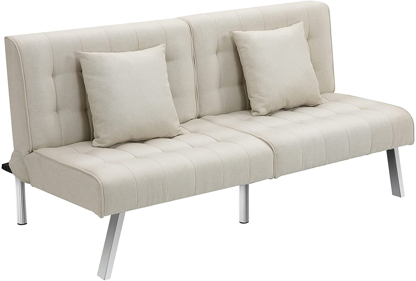 2 Seater Sofa : White & Grey Sofa Set