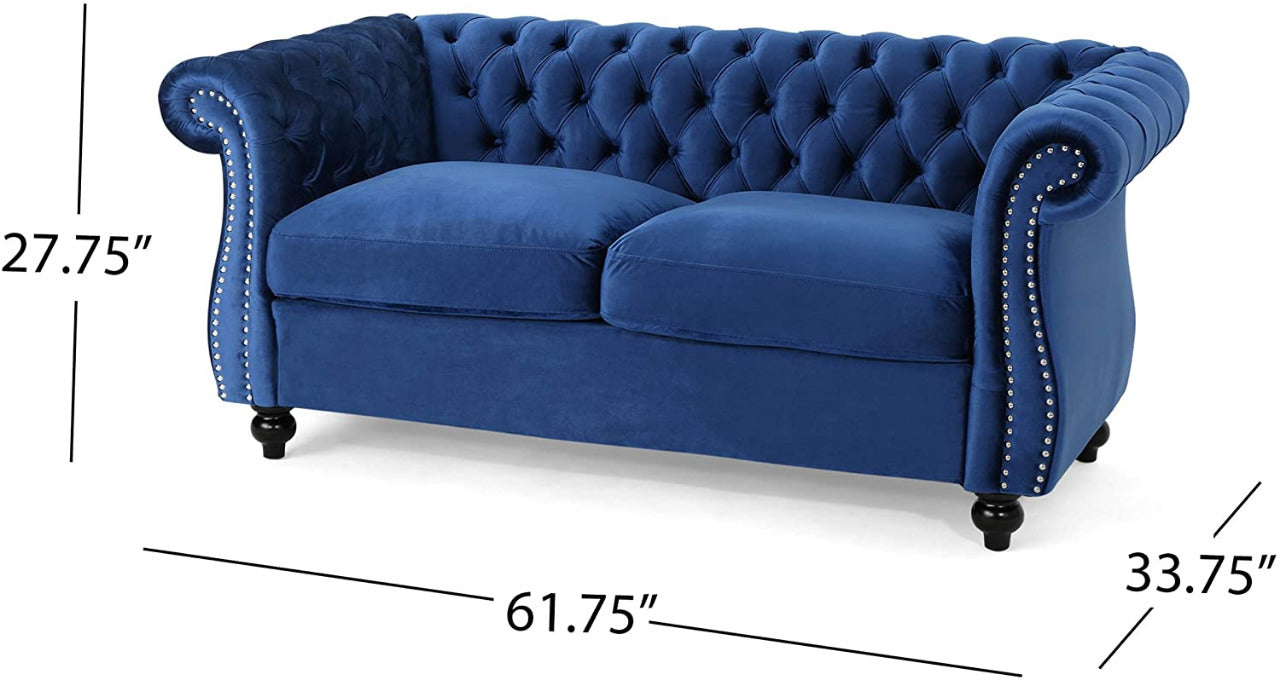 2 Seater Sofa : Traditional GRAND Loveseat Sofa