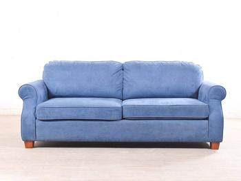 3 Seater Sofa Set:- Luxury Fabric Sofa Set (Blue)