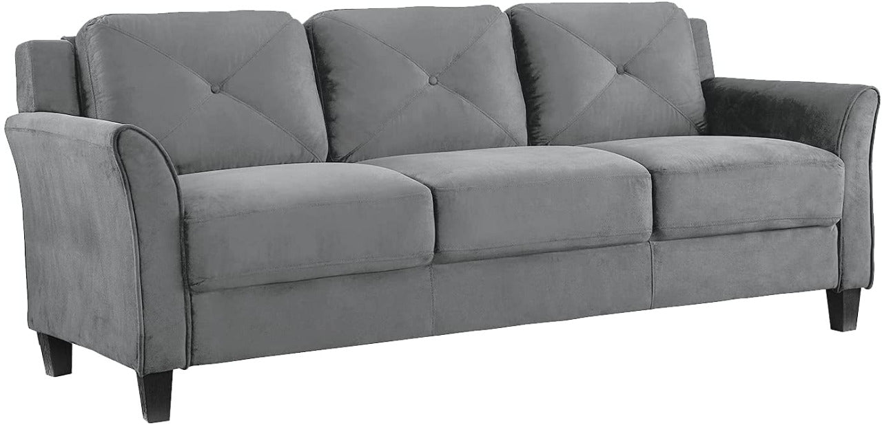 3 Seater Sofa : Dark Grey 3 Seater Sofa Set