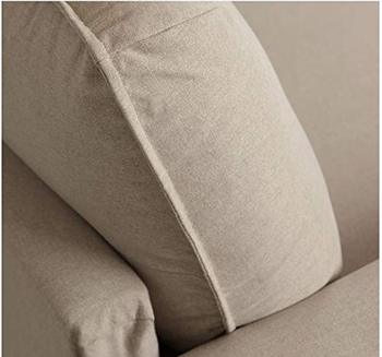 3 Seater Sofa Set:- Hardwood, Fabric Sofa Cum Bed Set , Standard Size, (Beige)
