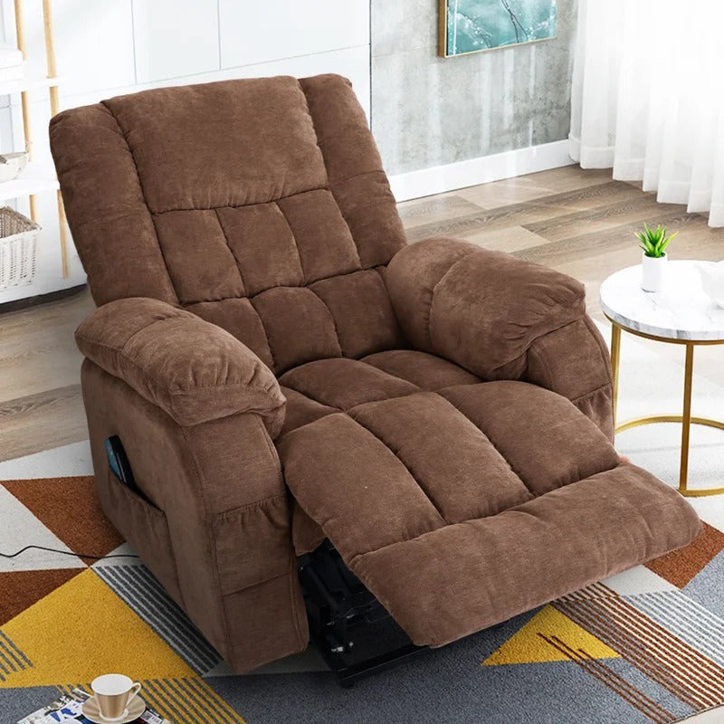 Massage Chairs: 34.3'' Wide Power Lift Assist Standard Recliner with Massager