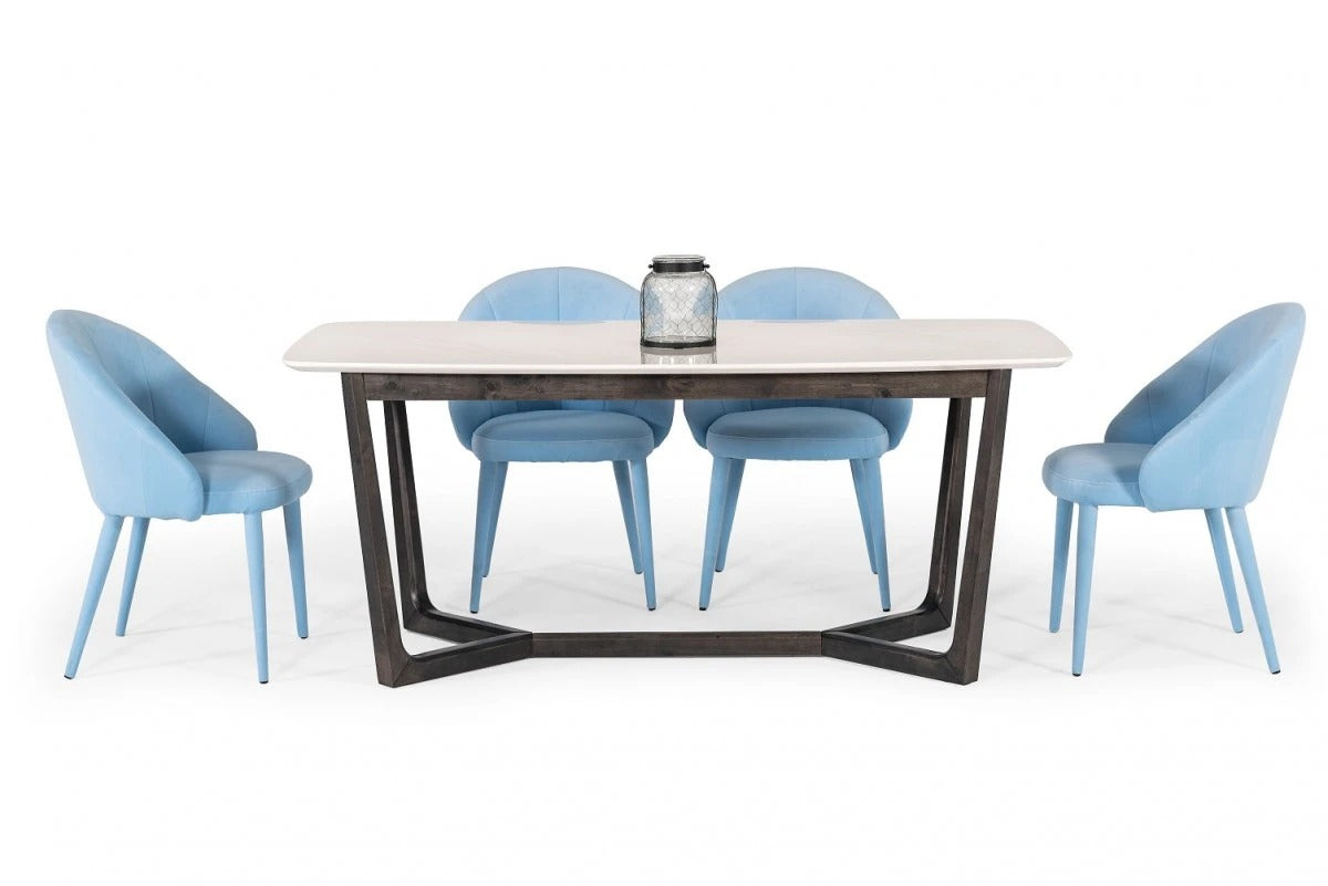 Dining Table: Alex Marble Dining Table
