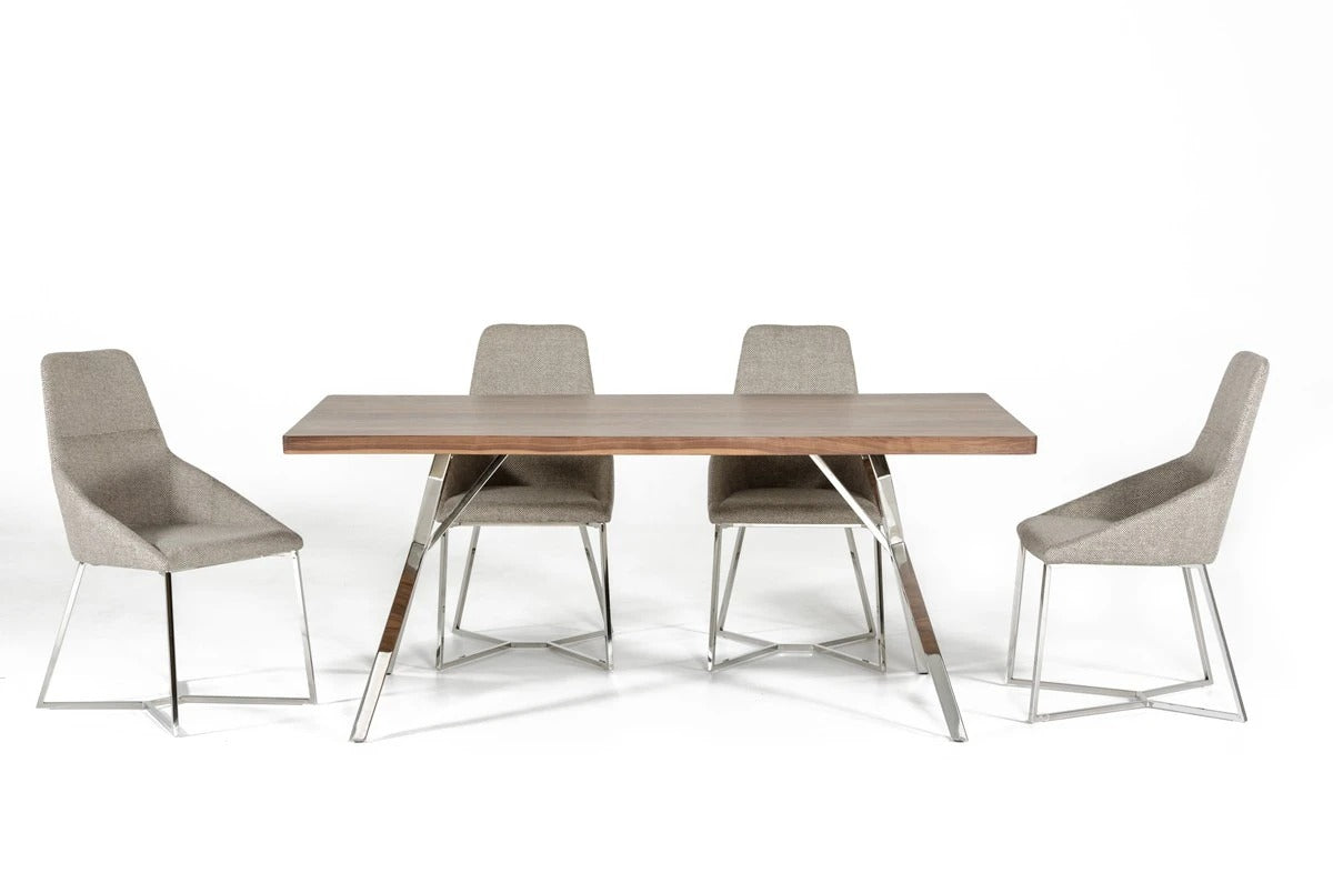 Dining Table: Stainless Steel Dining Table